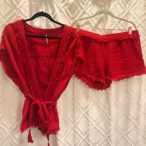 Free People Linen Set